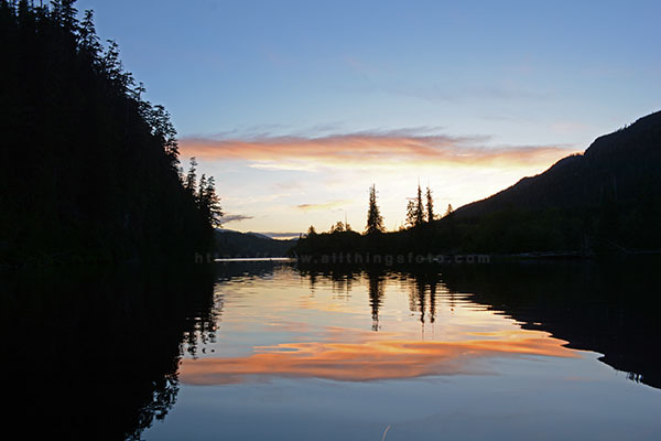 Photograph of Kathleen Lake on Vancouver Island Canada