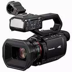 image of one of the best camcorders for filming skateboarding action is the Panasonic X2000 4k Professional Camcorder