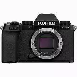 product image for the Fujiflim X-s10 mirrorless camera