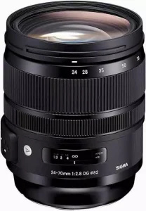 product photo of one of the best Sigma lenses for Nikon the 24-70 mm F2.8 Wide Angle Zoom